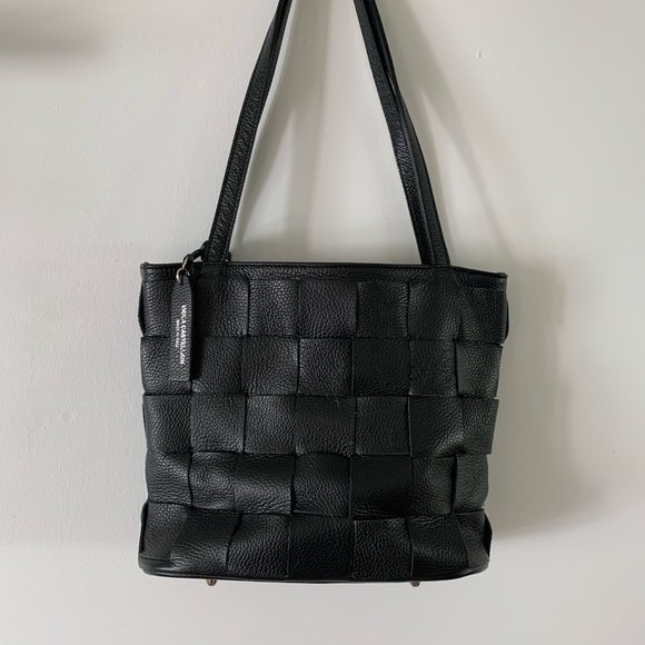 Viola Castellani Lederrucksack - Made In Italy, 30x46x17cm Schwarz